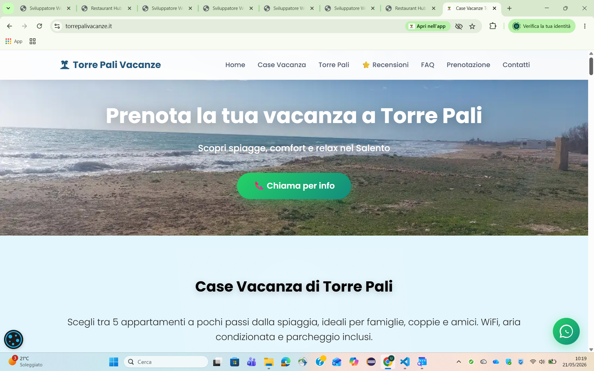 Homepage Case Vacanza